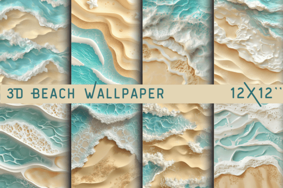 3D Beach Wallpaper: Immersive Coastal Scenes for Your Projects