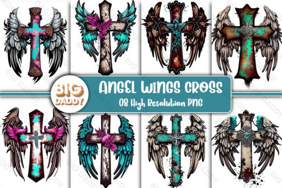 Angel Wings Cross Sublimation Clipart: A Designer's Guide