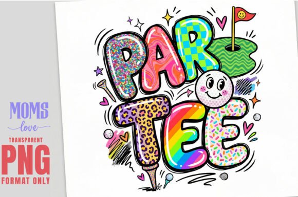 Bring Fun and Color to Your Creations with PAR TEE Sublimation PNG