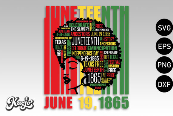 Celebrate Culture with the Juneteenth, Afro Girl SVG Bundle