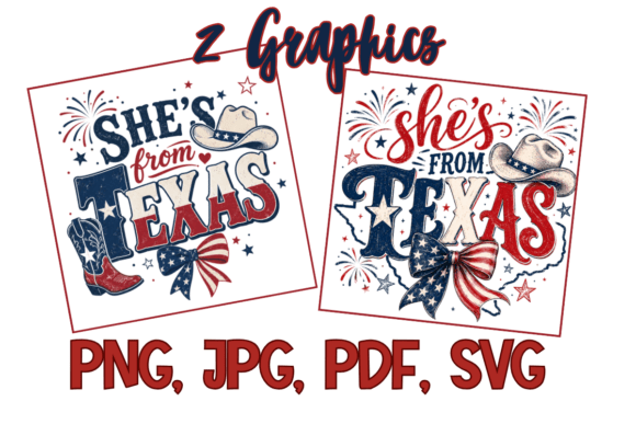 Celebrate Independence Day: The She's from Texas Fourth of July Cowgirl Design