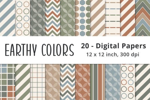 Earth Tones Digital Paper Backgrounds: A Designer's Neutral Foundation