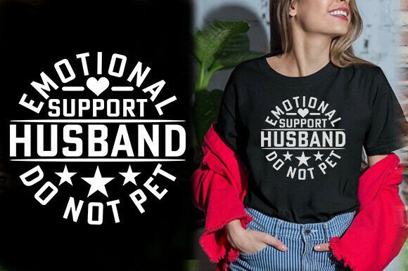 Emotional Support Husband Do Not Pet: A Playful Font with Purpose