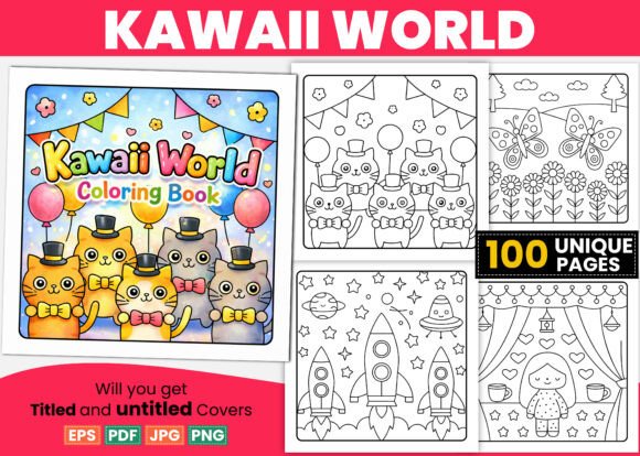 Kawaii World Coloring Pages for Kids: Unlocking Adorable Creativity