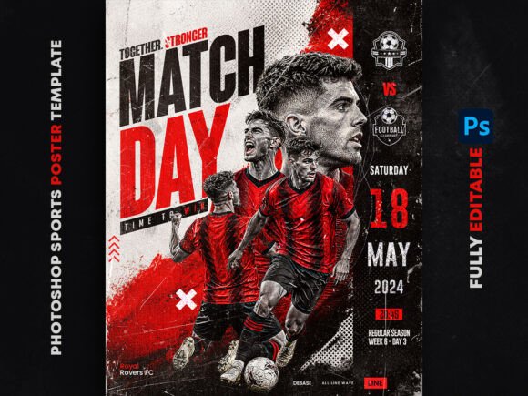 Match Day Ready: The Football Social Media Template